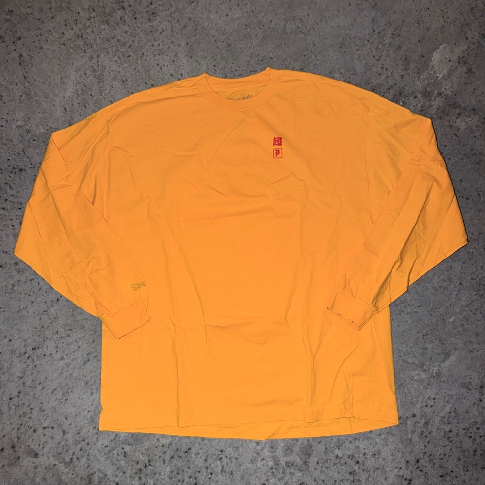 Primitive Dragon Ball Super Frieza Orange Long Sleeve Men's Tee 2XL
